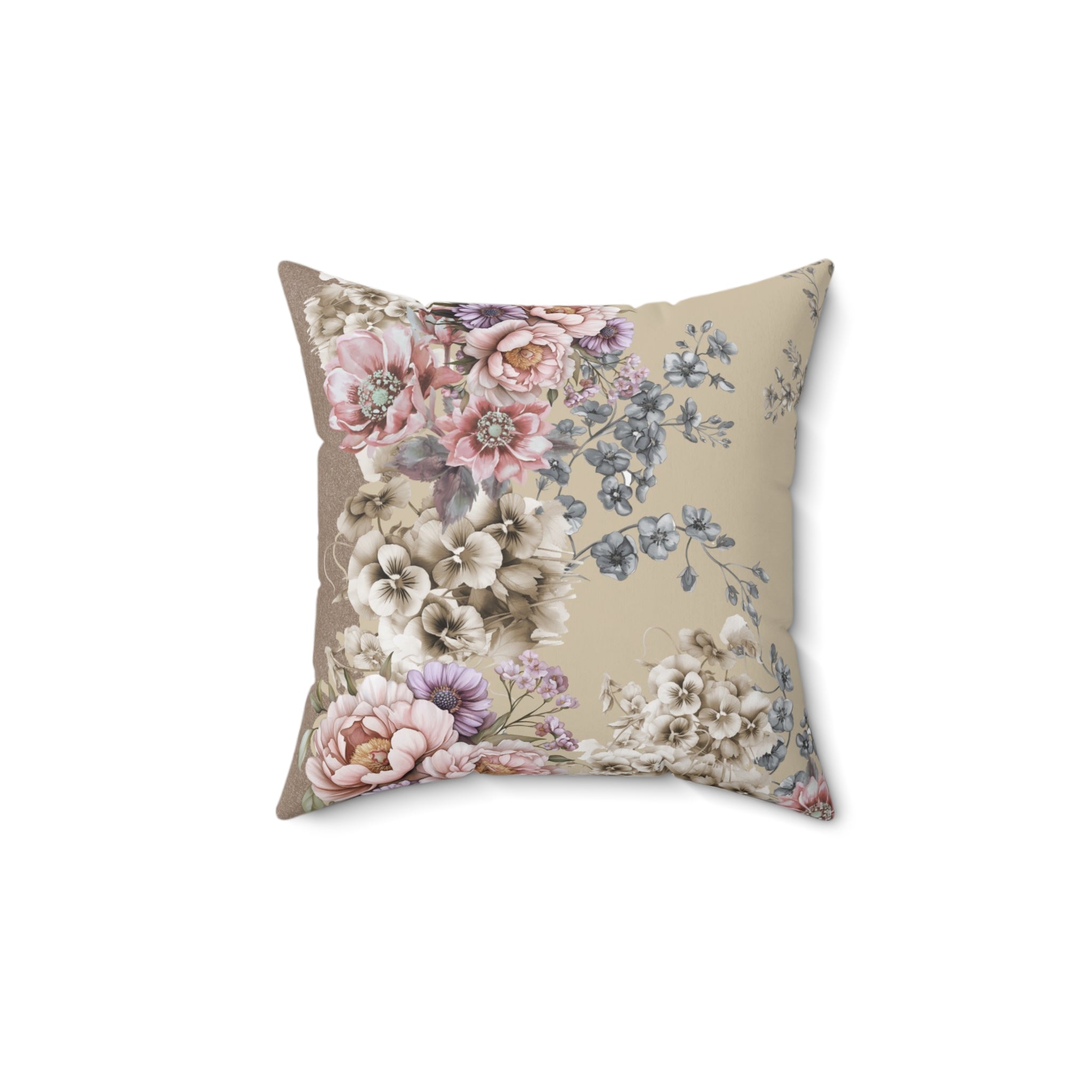Spun Polyester Square Pillow