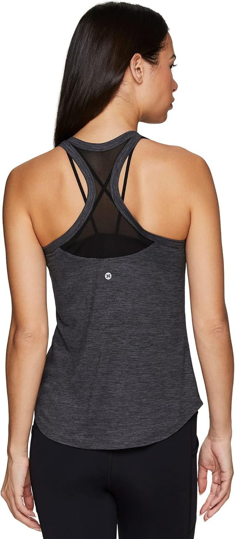 Active Women'S Sleeveless Athletic Performance Running Workout Yoga Tank Top with Mesh Ventilation